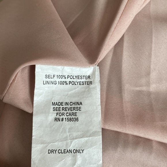 Birdy Grey Rose Gold Shiny Satin Lisa Midi Dress Bridesmaid Dress Size Small - Picture 11 of 11